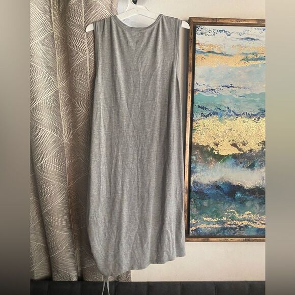 Zella Dress Women Gray Sz Large Sleeveless Studio Lite  Active Sweatshirt - Picture 5 of 13